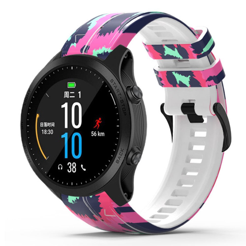 Smuk Silikone Universal Rem passer til Smartwatch - Pink#serie_5