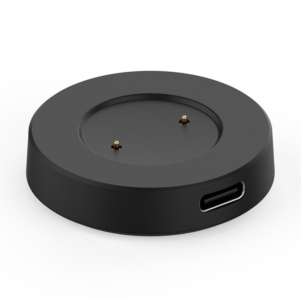 1m Plastik Ladestation passer til Smartwatch - Sort#serie_3
