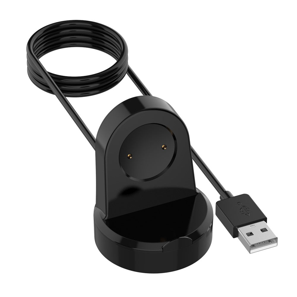 Plastik Magnetisk Ladestation passer til Smartwatch - Sort#serie_1