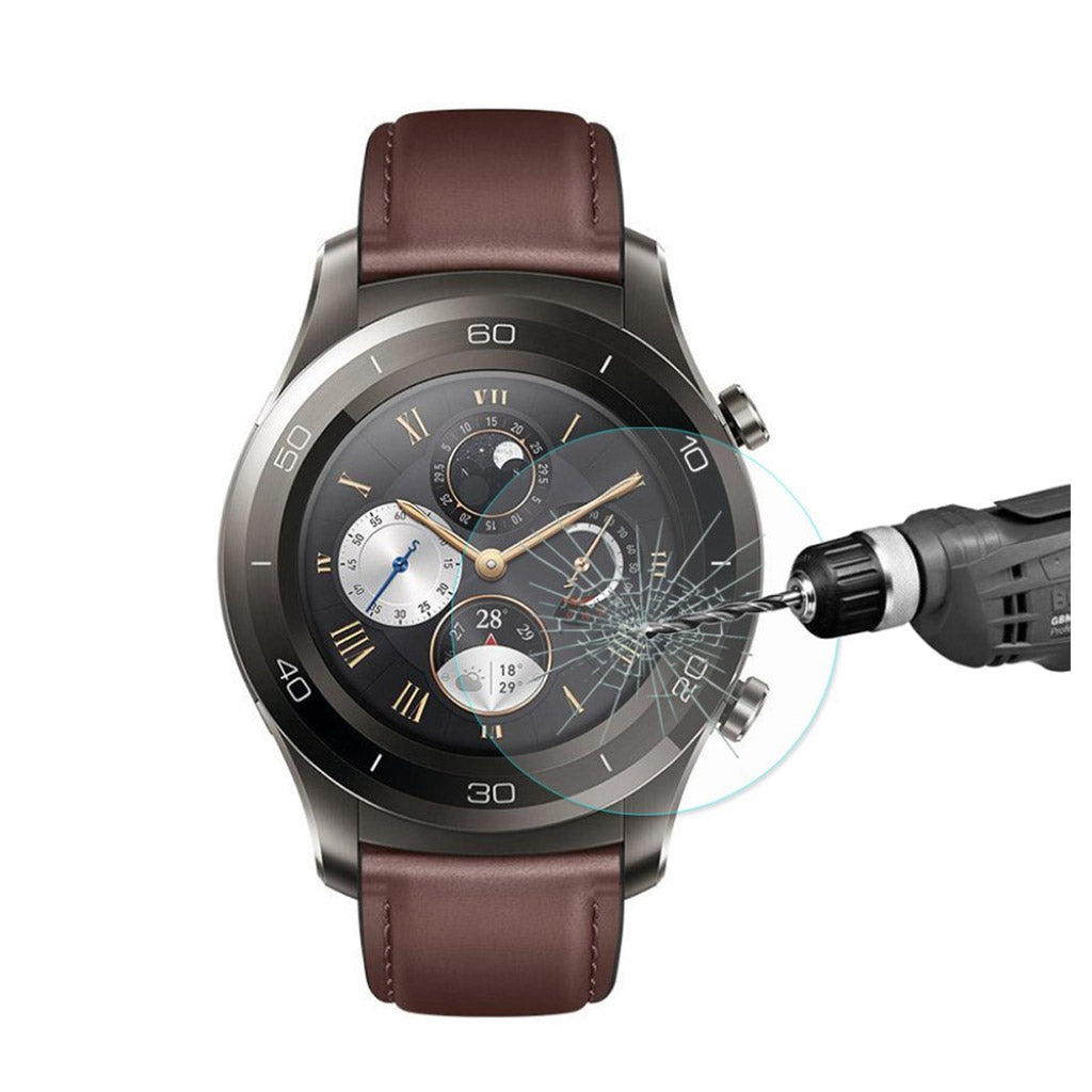 Huawei Watch 2 Pro Hรฆrdet Glas Skรฆrmbeskytter - Gennemsigtig#serie_130