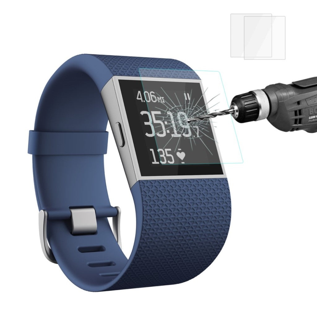 Fitbit Surge Hærdet Glas  0.2mm Skærmbeskytter - Gennemsigtig#serie_602