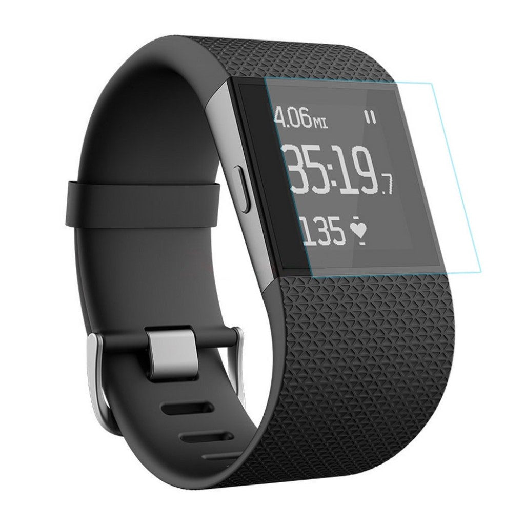 Fitbit Surge Hærdet Glas  HD Skærmbeskytter - Gennemsigtig#serie_604