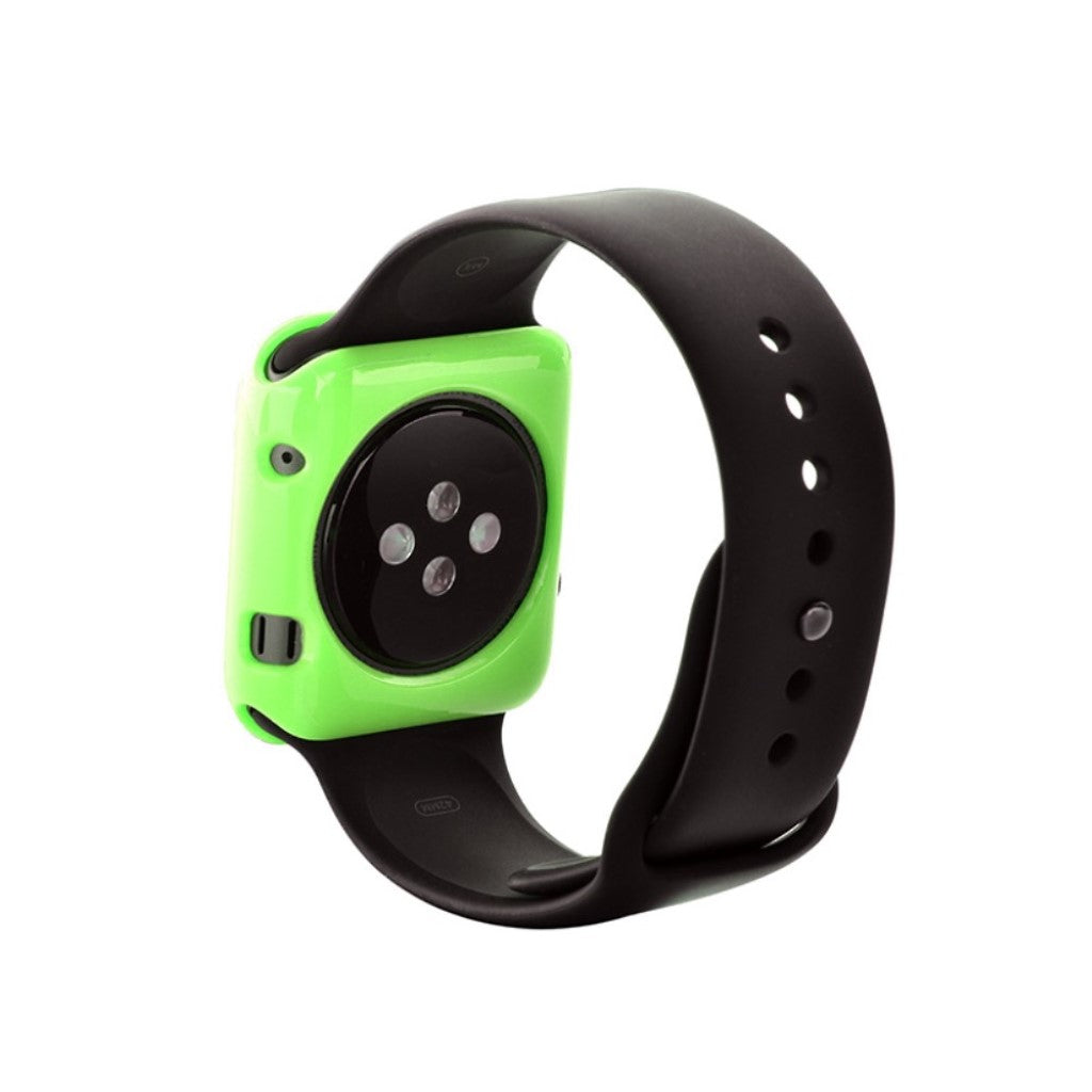 Skøn Apple Watch Series 1-3 38mm Plastik Rem - Grøn#serie_1
