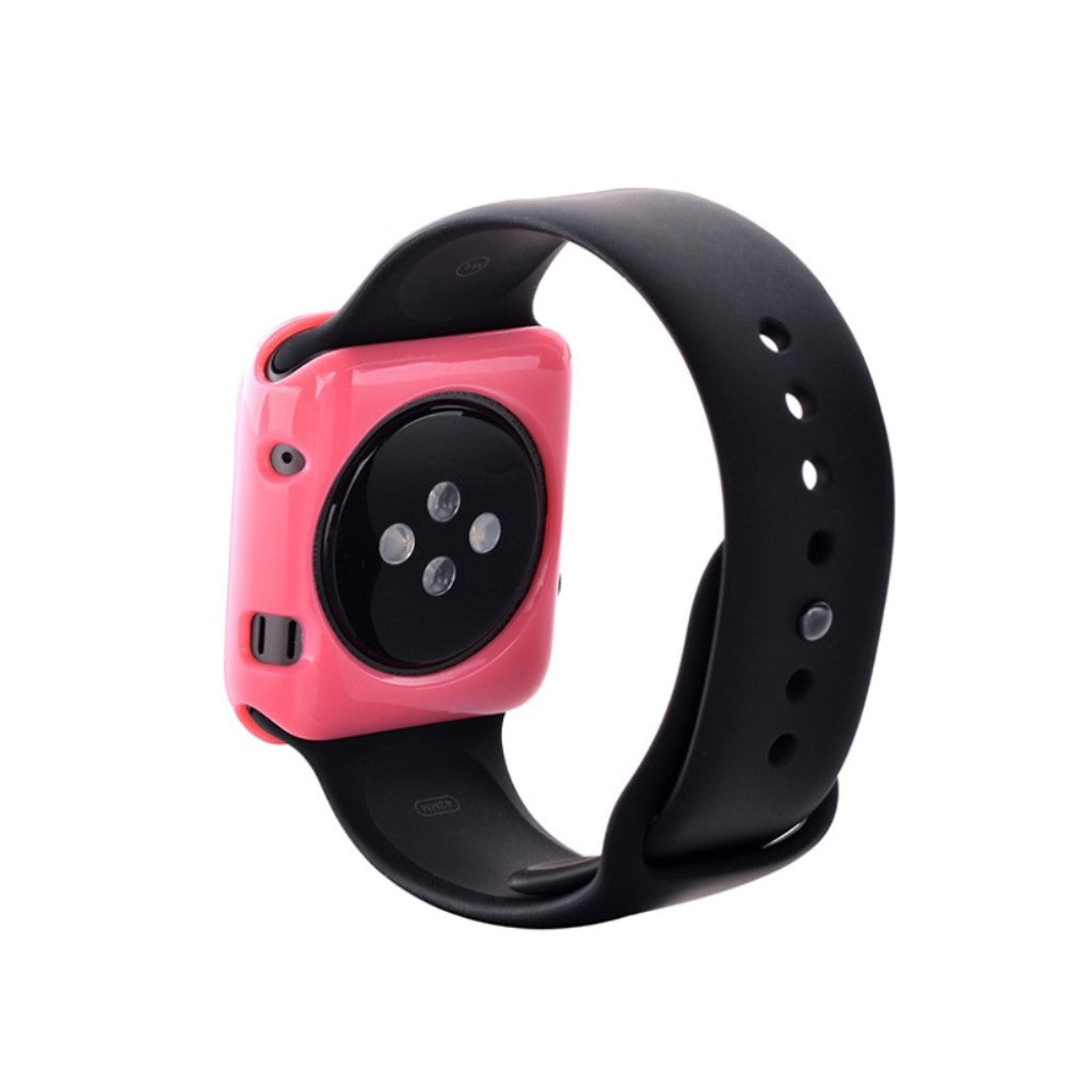 Skøn Apple Watch Series 1-3 38mm Plastik Rem - Pink#serie_3