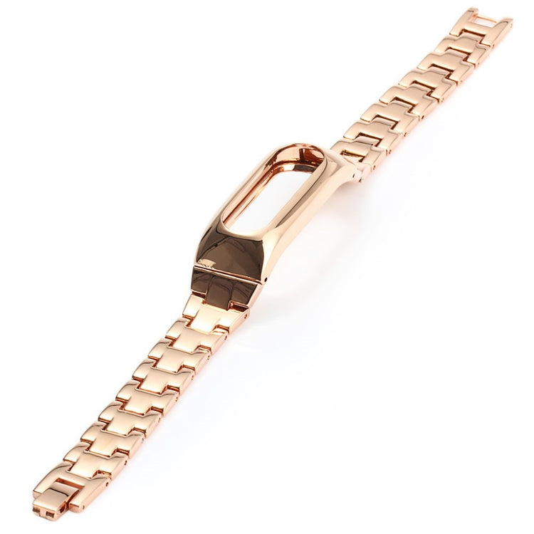 Stilfuld Xiaomi Mi Band 2 Metal Rem - Pink#serie_1