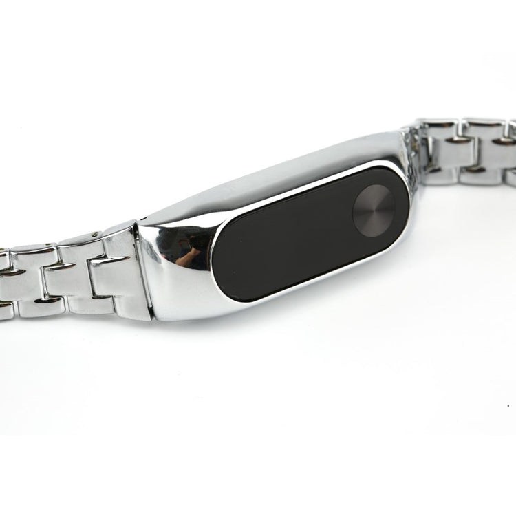 Stilfuld Xiaomi Mi Band 2 Metal Rem - Sølv#serie_2