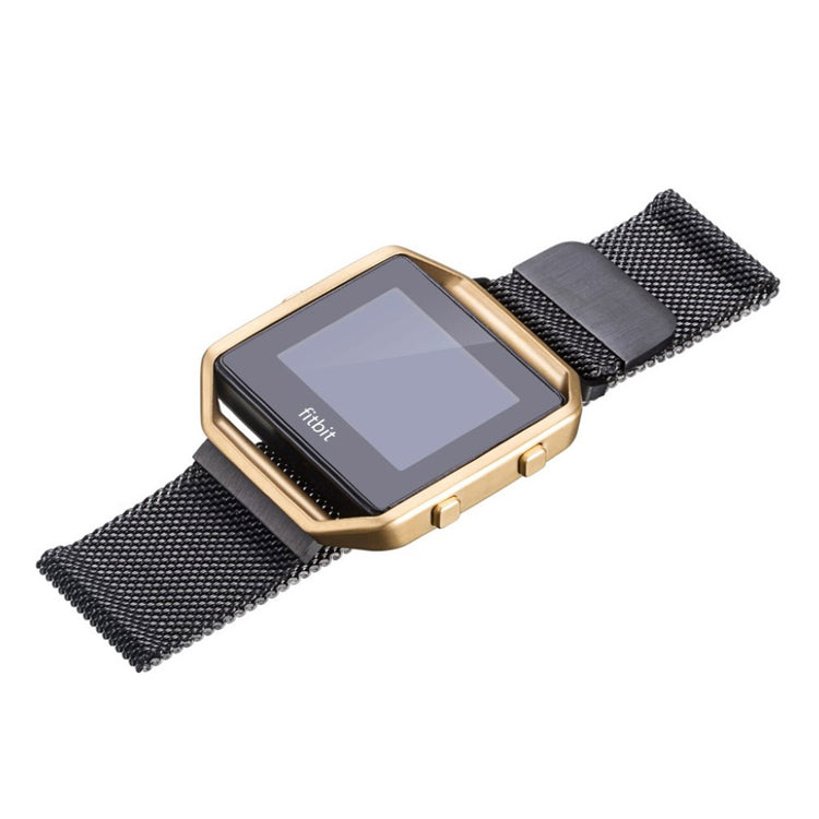 Stilren Fitbit Blaze Metal Rem - Sort#serie_4