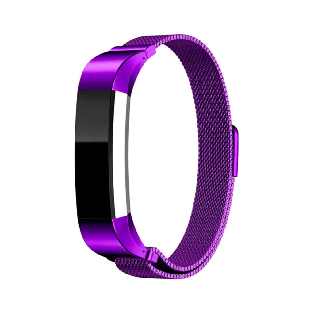 Super fint Fitbit Alta HR Metal Rem - Lilla#serie_4