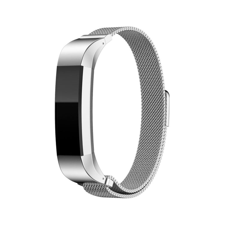 Super fint Fitbit Alta HR Metal Rem - Sølv#serie_8