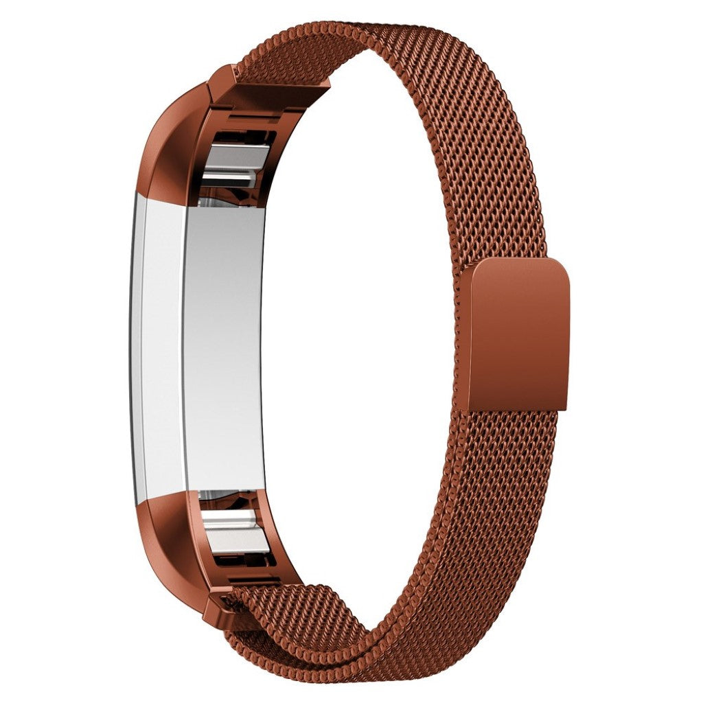 Super fint Fitbit Alta HR Metal Rem - Brun#serie_9