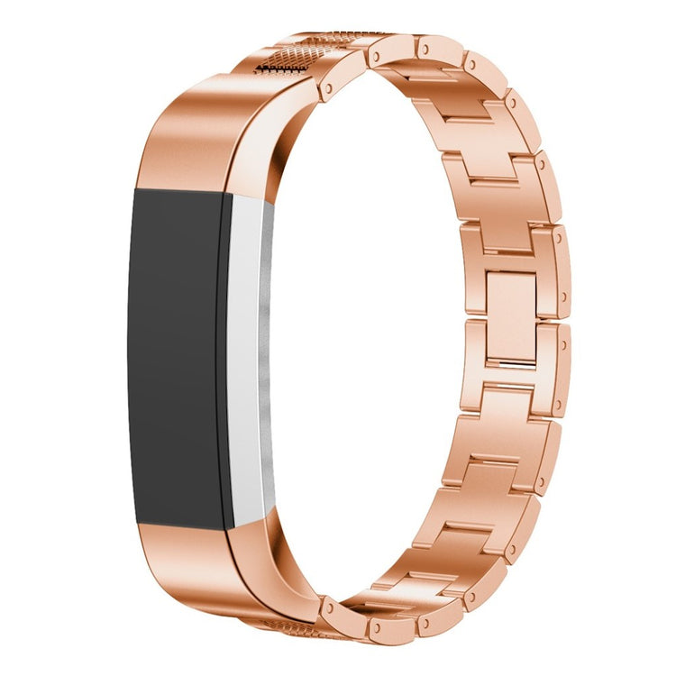Vildt sejt Fitbit Alta HR Metal Rem - Pink#serie_2