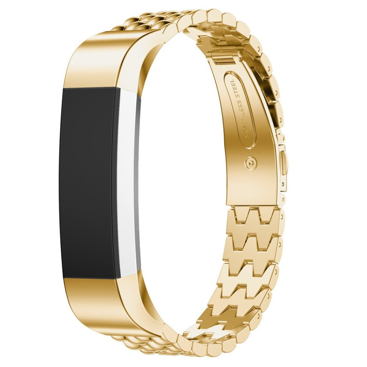 Vildt skøn Fitbit Alta HR Metal Rem - Guld#serie_2