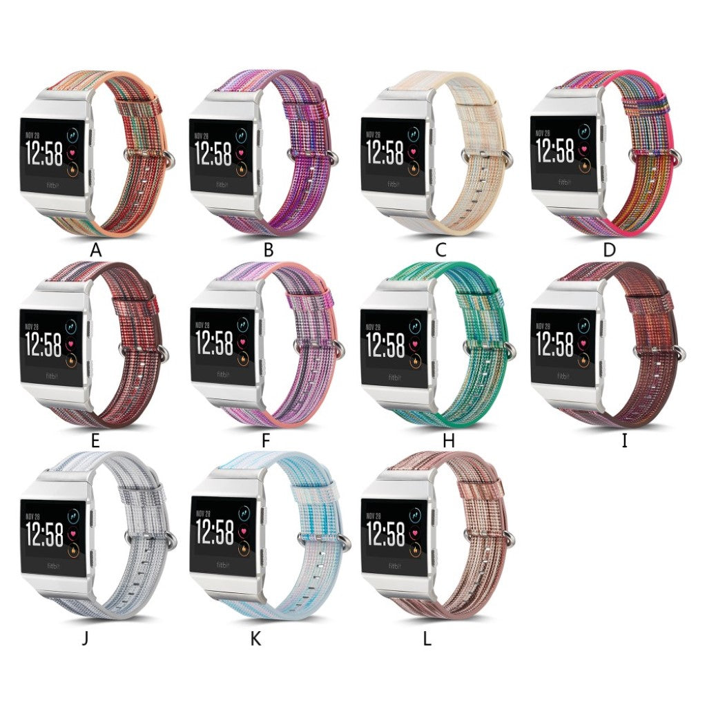 Mega flot Fitbit Ionic Ægte læder Rem - Flerfarvet#serie_6