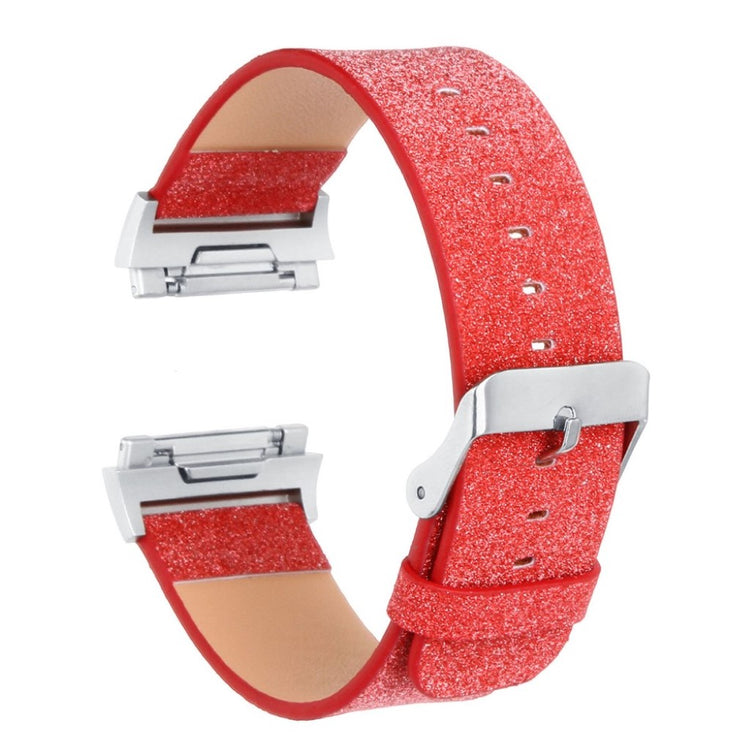 Stilfuld Fitbit Ionic Kunstlæder Rem - Rød#serie_7