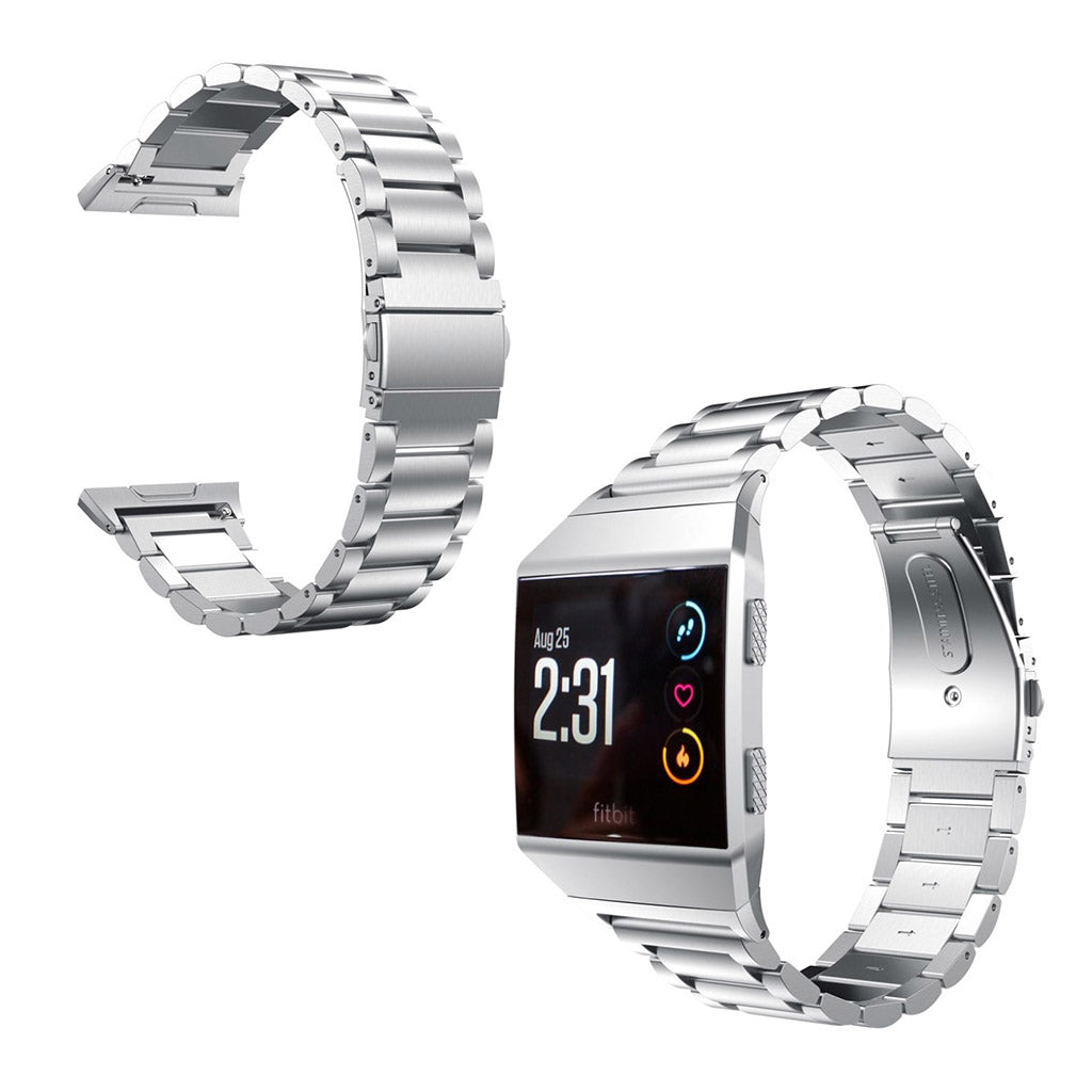 Helt vildt kønt Fitbit Ionic Metal Rem - Sølv#serie_3
