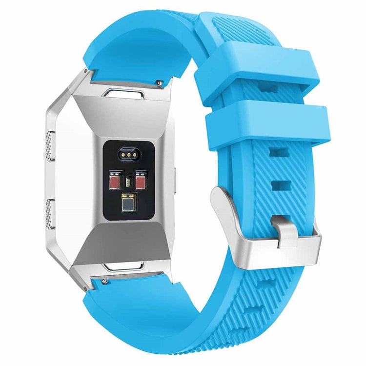 Helt vildt slidstærk Fitbit Ionic Silikone Rem - Blå#serie_5