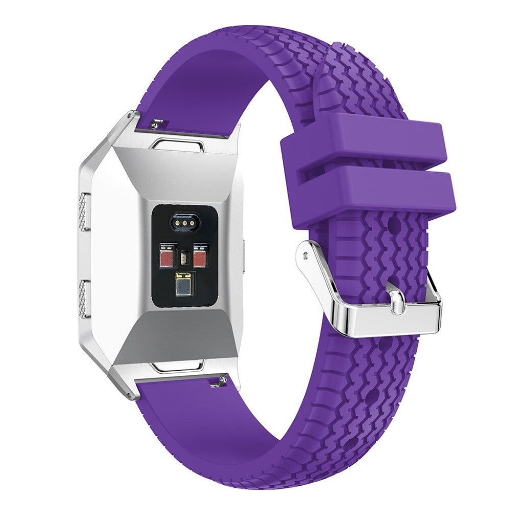 Vildt kønt Fitbit Ionic Silikone Rem - Lilla#serie_2