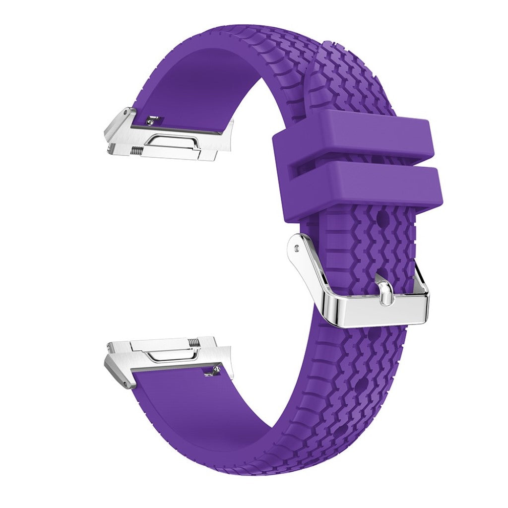 Vildt kønt Fitbit Ionic Silikone Rem - Lilla#serie_2