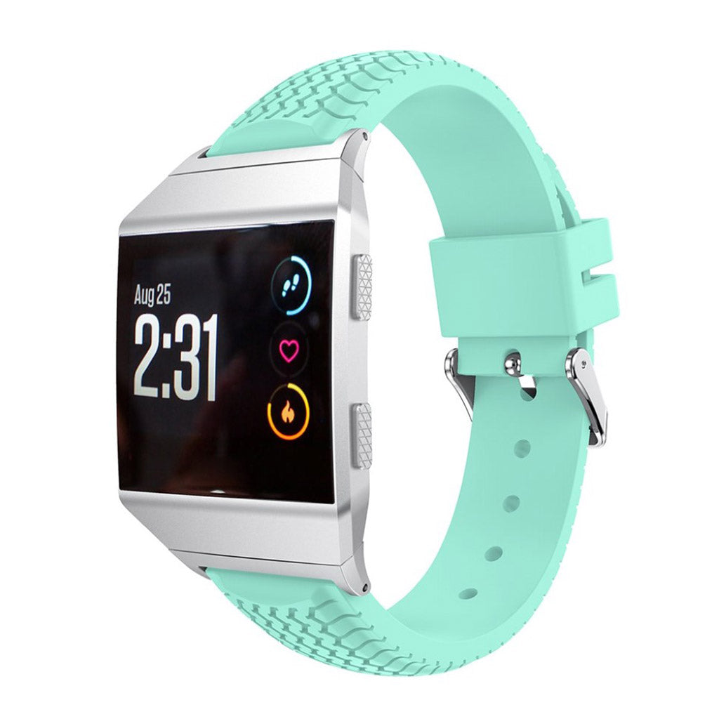 Vildt kønt Fitbit Ionic Silikone Rem - Grøn#serie_4