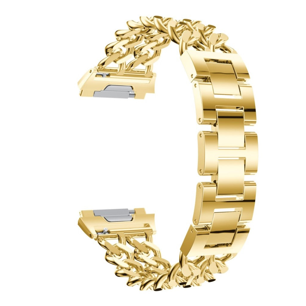 Super fint Fitbit Ionic Metal Rem - Guld#serie_1