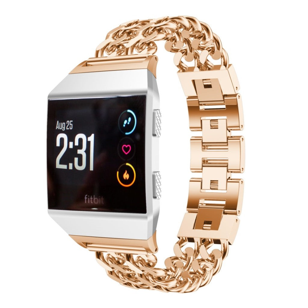 Super fint Fitbit Ionic Metal Rem - Pink#serie_2