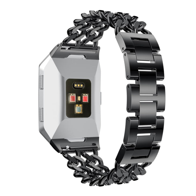 Super fint Fitbit Ionic Metal Rem - Sort#serie_4