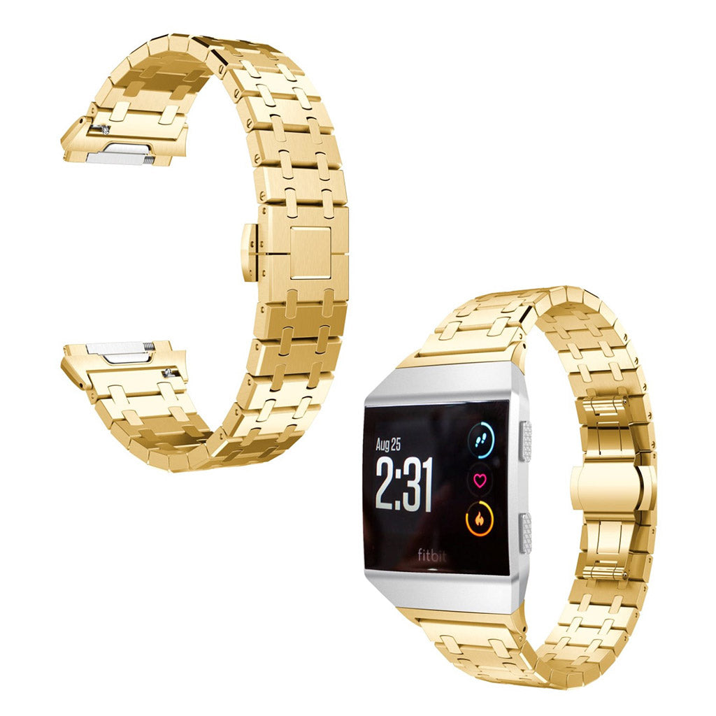 Helt vildt elegant Fitbit Ionic Metal Rem - Guld#serie_1