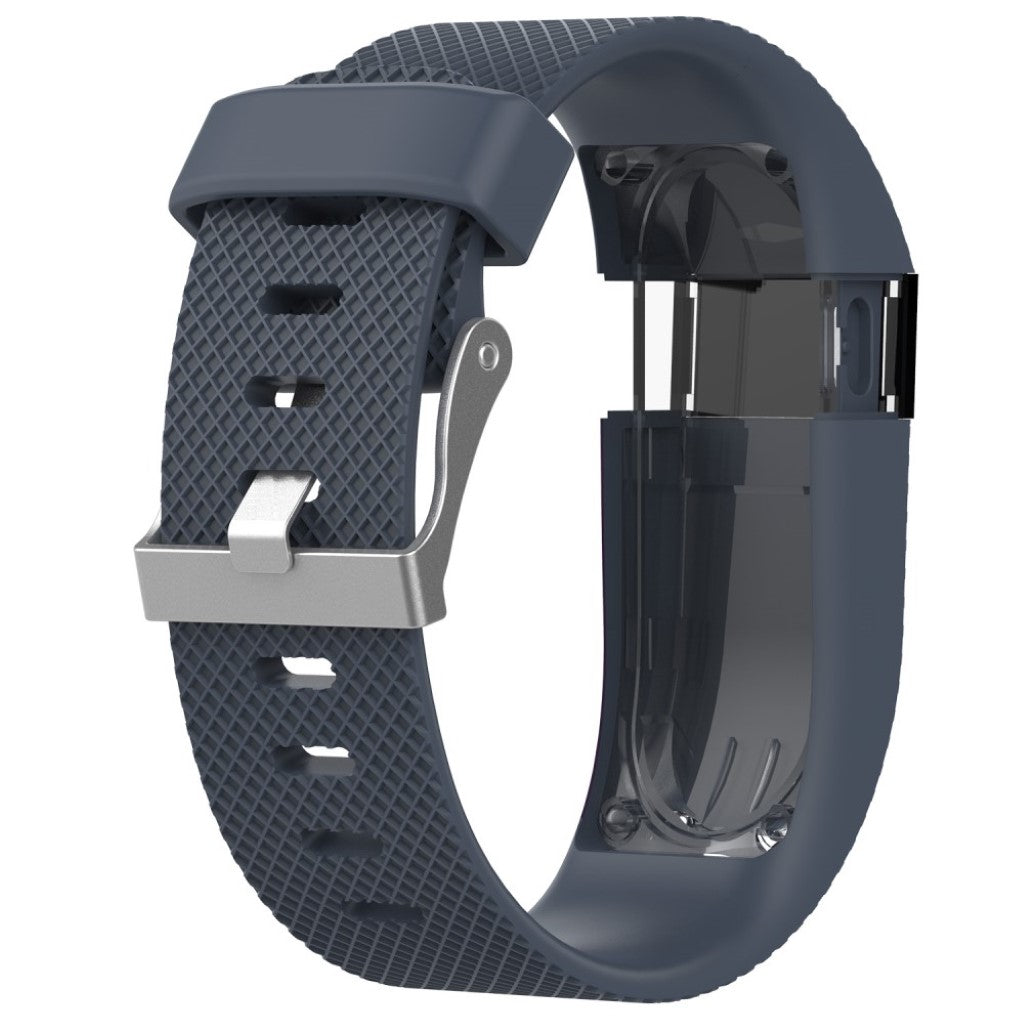 Vildt fantastisk Fitbit Charge HR Silikone Rem - Størrelse: L - Sort#serie_6