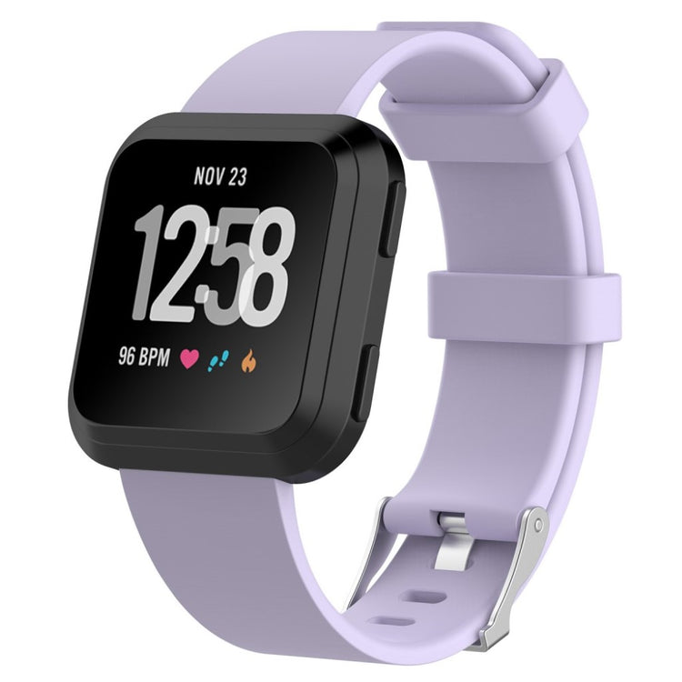 Helt vildt rart Fitbit Versa Plastik Rem - Lilla#serie_2