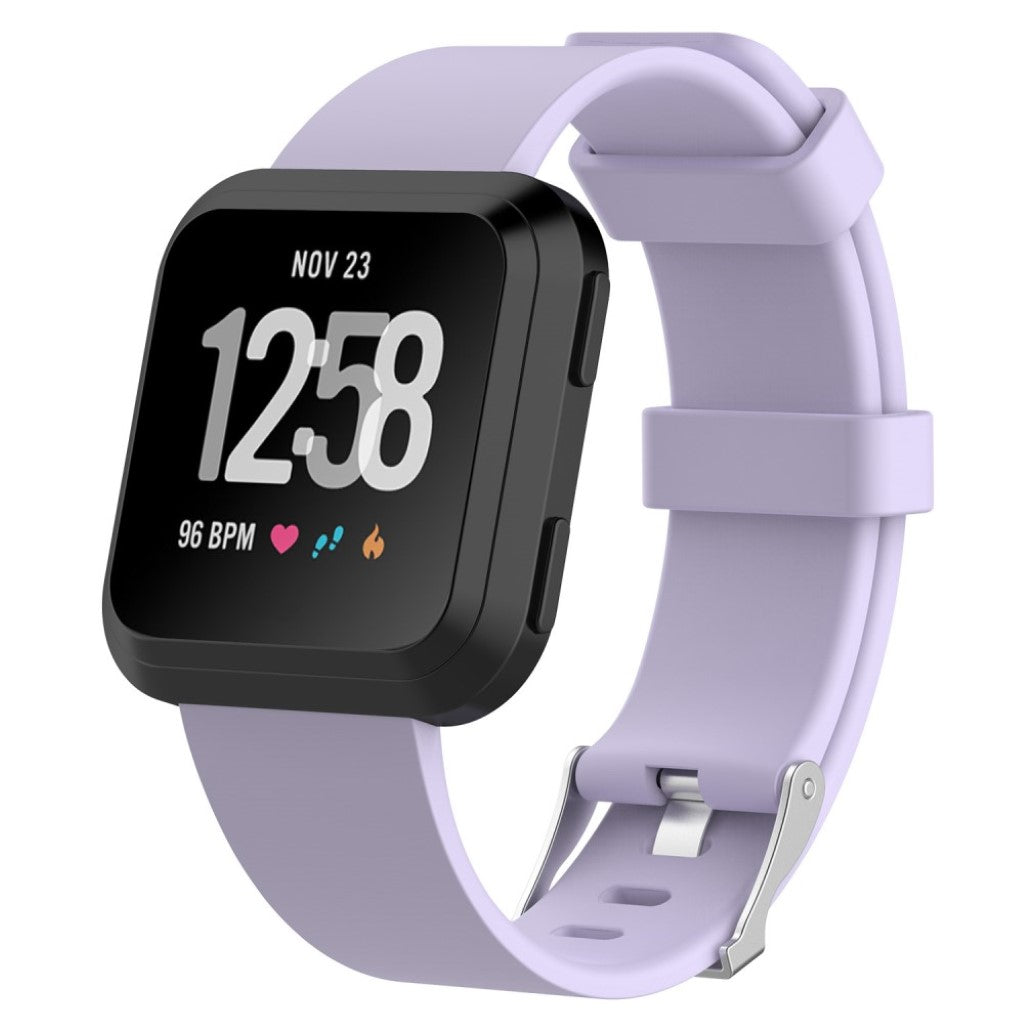 Helt vildt rart Fitbit Versa Plastik Rem - Lilla#serie_2