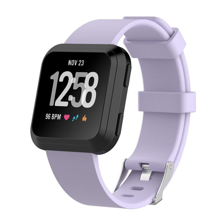 Helt vildt rart Fitbit Versa Plastik Rem - Lilla#serie_2