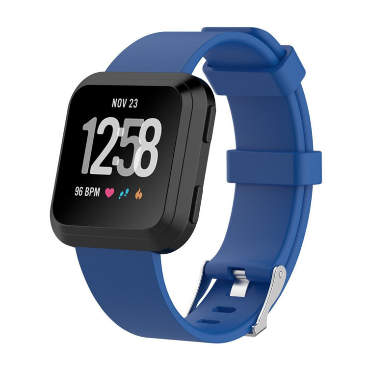 Helt vildt rart Fitbit Versa Plastik Rem - Blå#serie_3