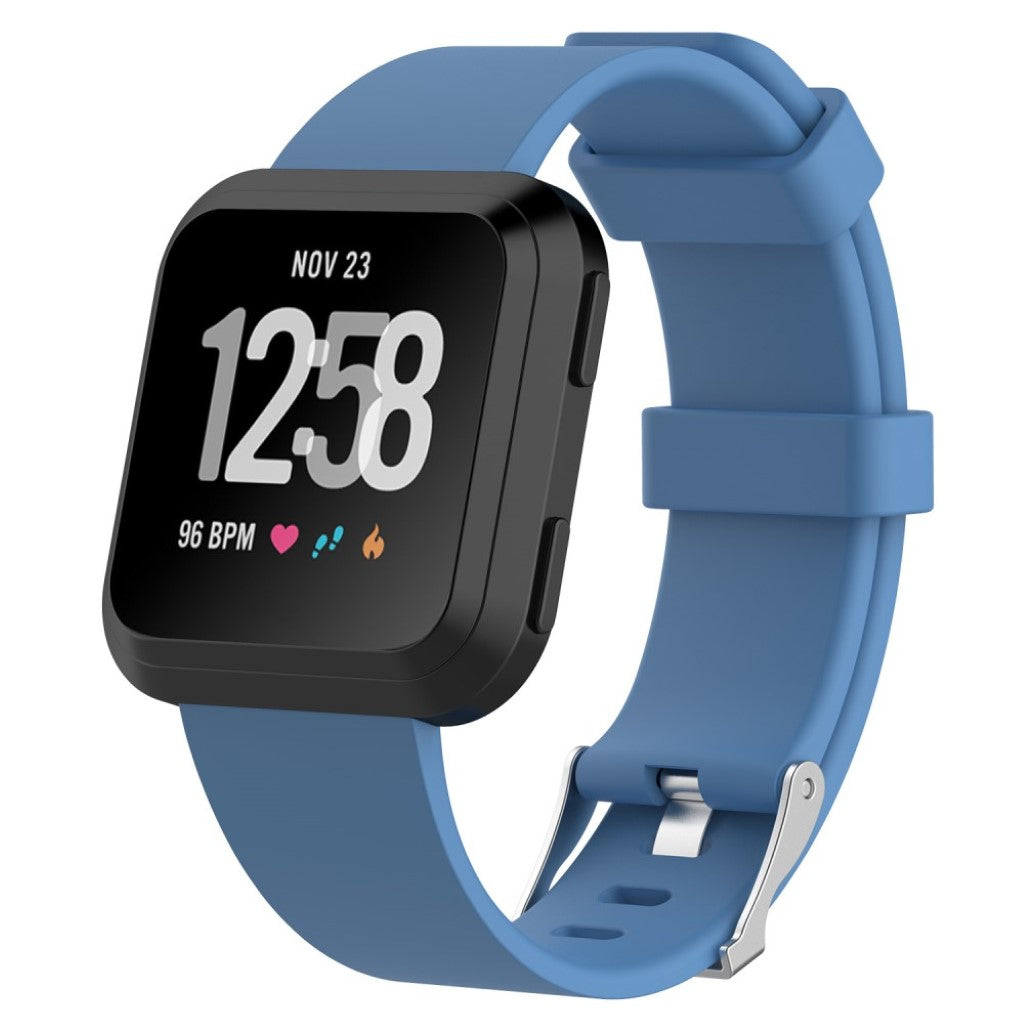 Helt vildt rart Fitbit Versa Plastik Rem - Blå#serie_4
