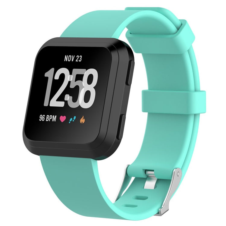 Helt vildt rart Fitbit Versa Plastik Rem - Grøn#serie_5