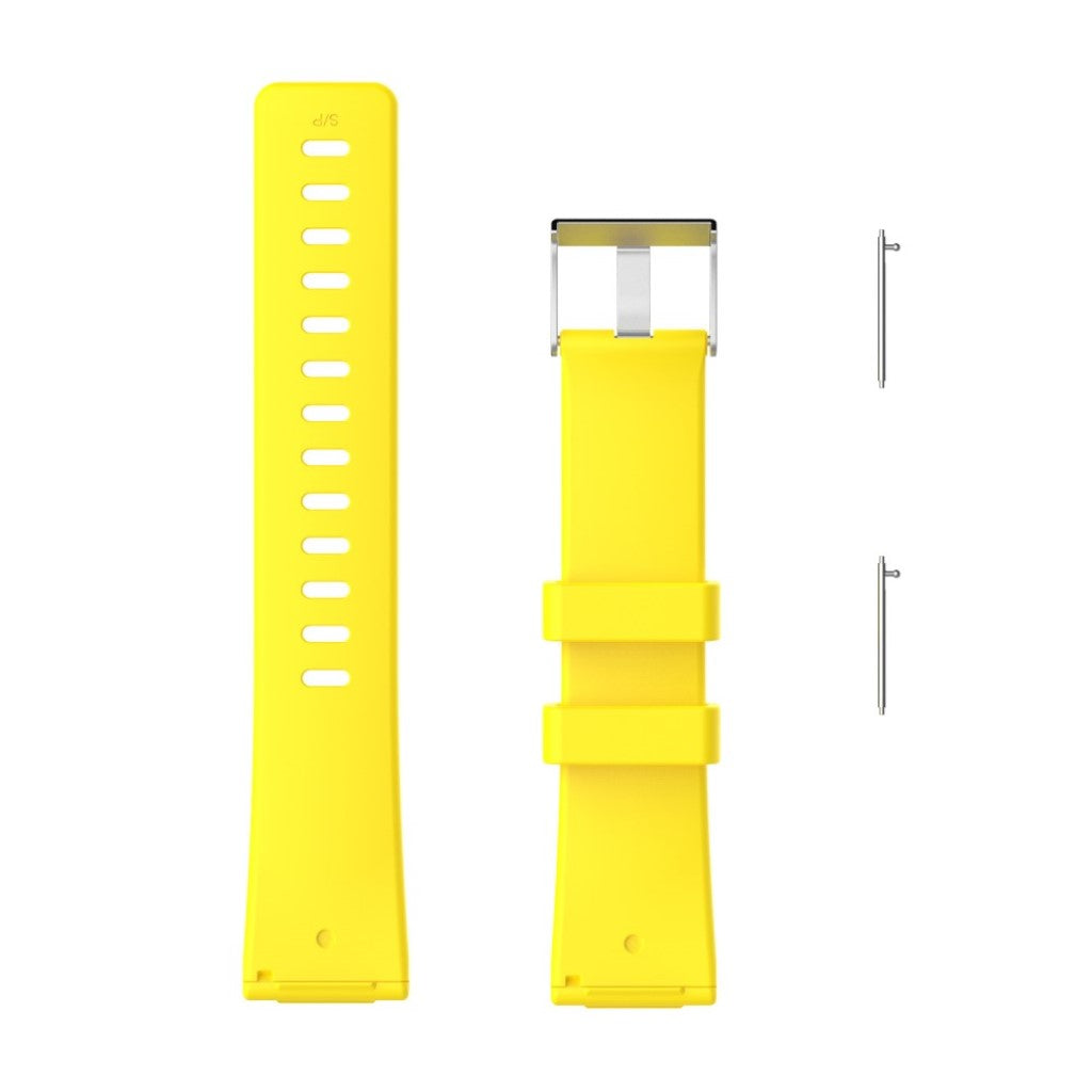 Helt vildt rart Fitbit Versa Plastik Rem - Gul#serie_7