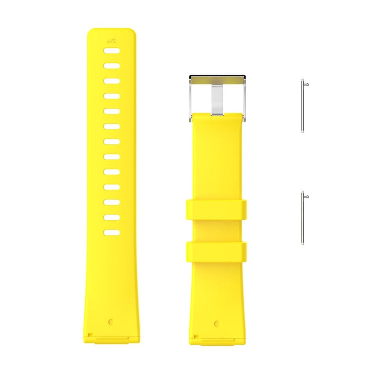 Helt vildt rart Fitbit Versa Plastik Rem - Gul#serie_7