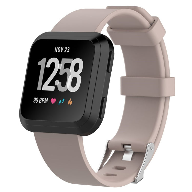 Helt vildt rart Fitbit Versa Plastik Rem - Brun#serie_8