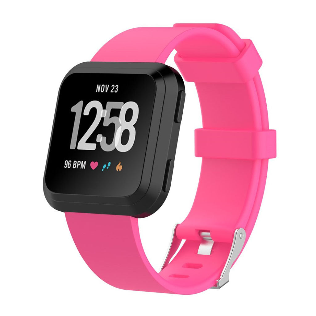 Helt vildt rart Fitbit Versa Plastik Rem - Pink#serie_9