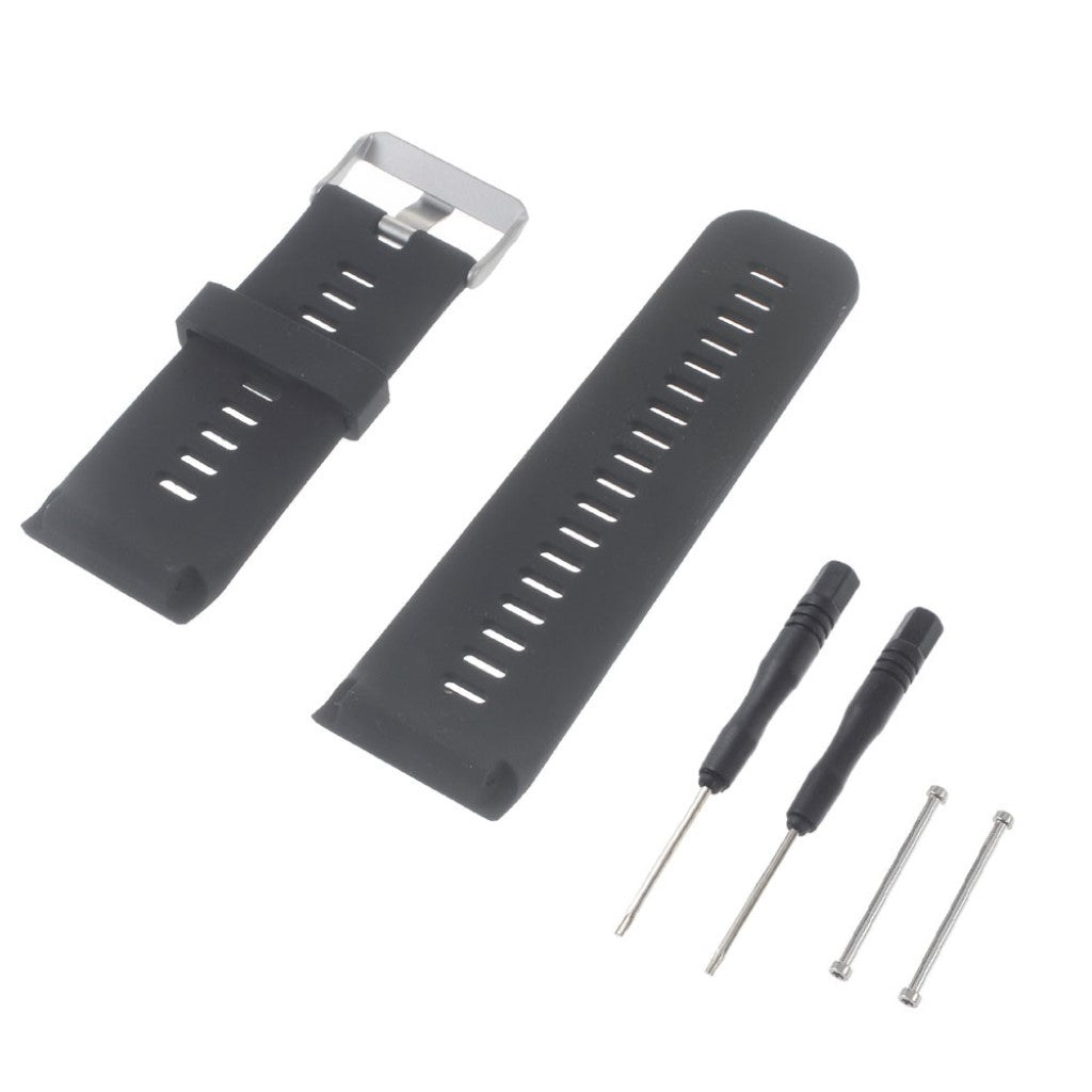 Holdbart Garmin Vivoactive HR Silikone Rem - Sort#serie_4