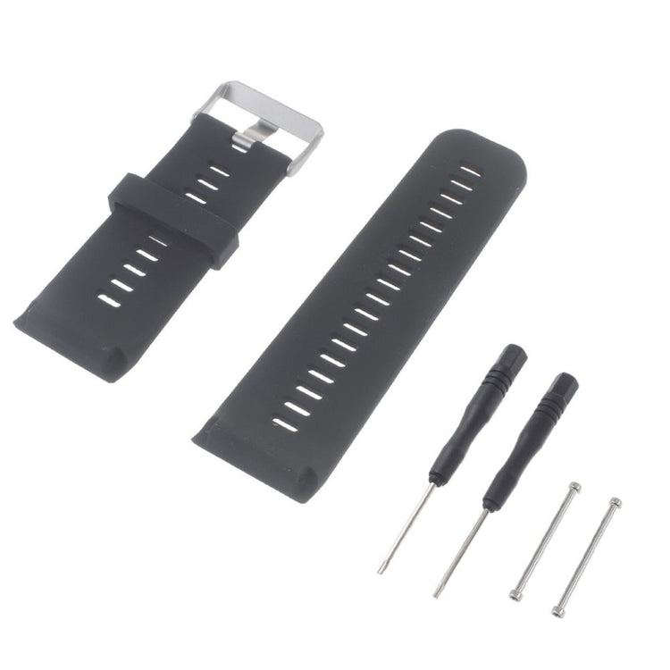 Holdbart Garmin Vivoactive HR Silikone Rem - Sort#serie_4