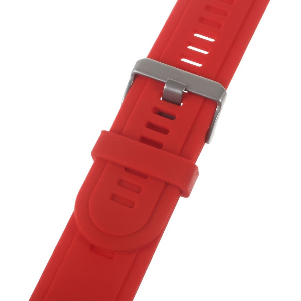 Godt Garmin Fenix 3 Silikone Rem - Rød#serie_3