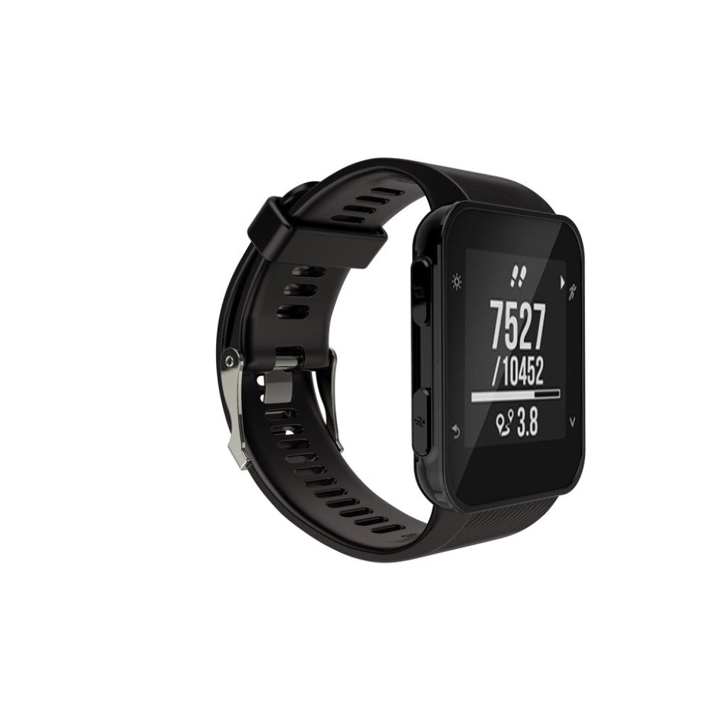 Meget smuk Garmin Forerunner 35 Silikone Rem - Sort#serie_5