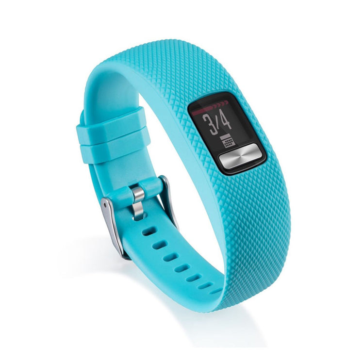 Stilfuld Garmin Vivofit 4 Silikone Rem - Blå#serie_3