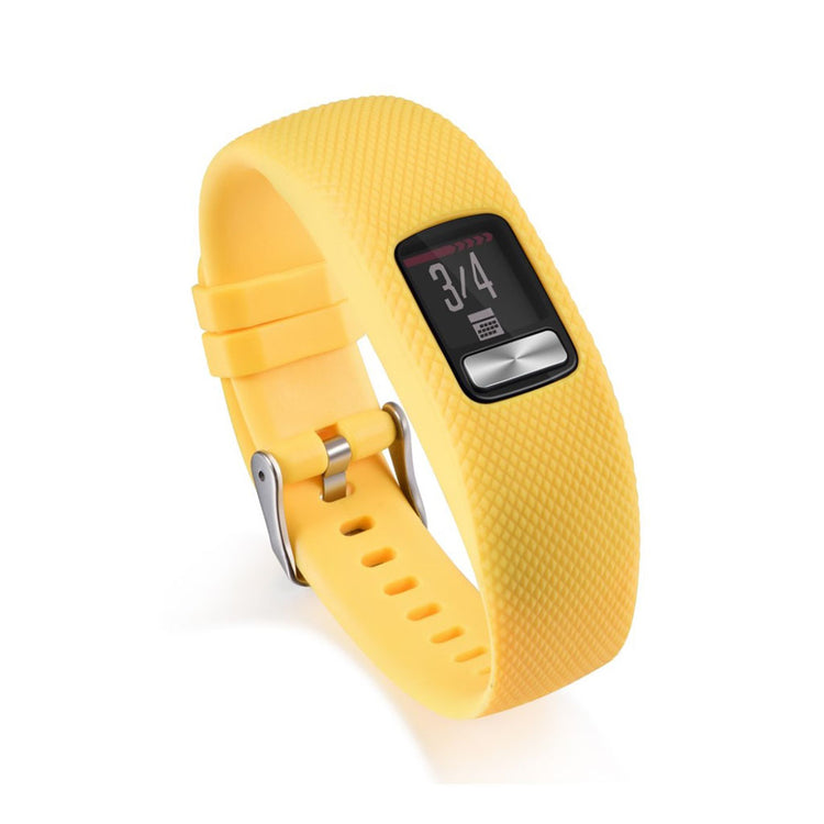 Stilfuld Garmin Vivofit 4 Silikone Rem - Gul#serie_5