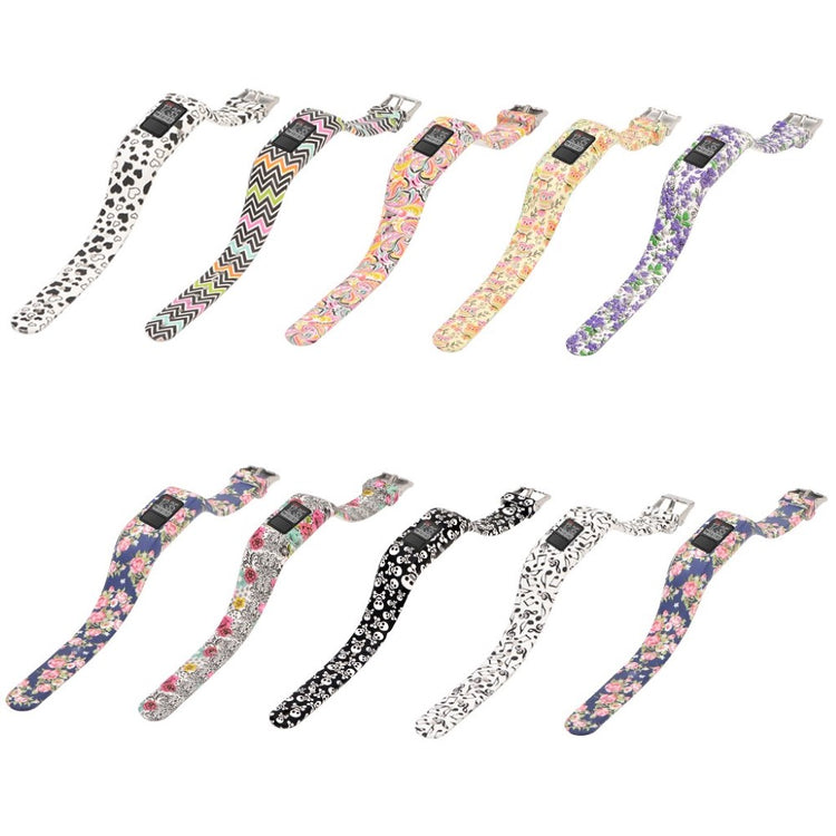 Helt vildt holdbart Garmin Vivofit JR Silikone Rem - Flerfarvet#serie_10