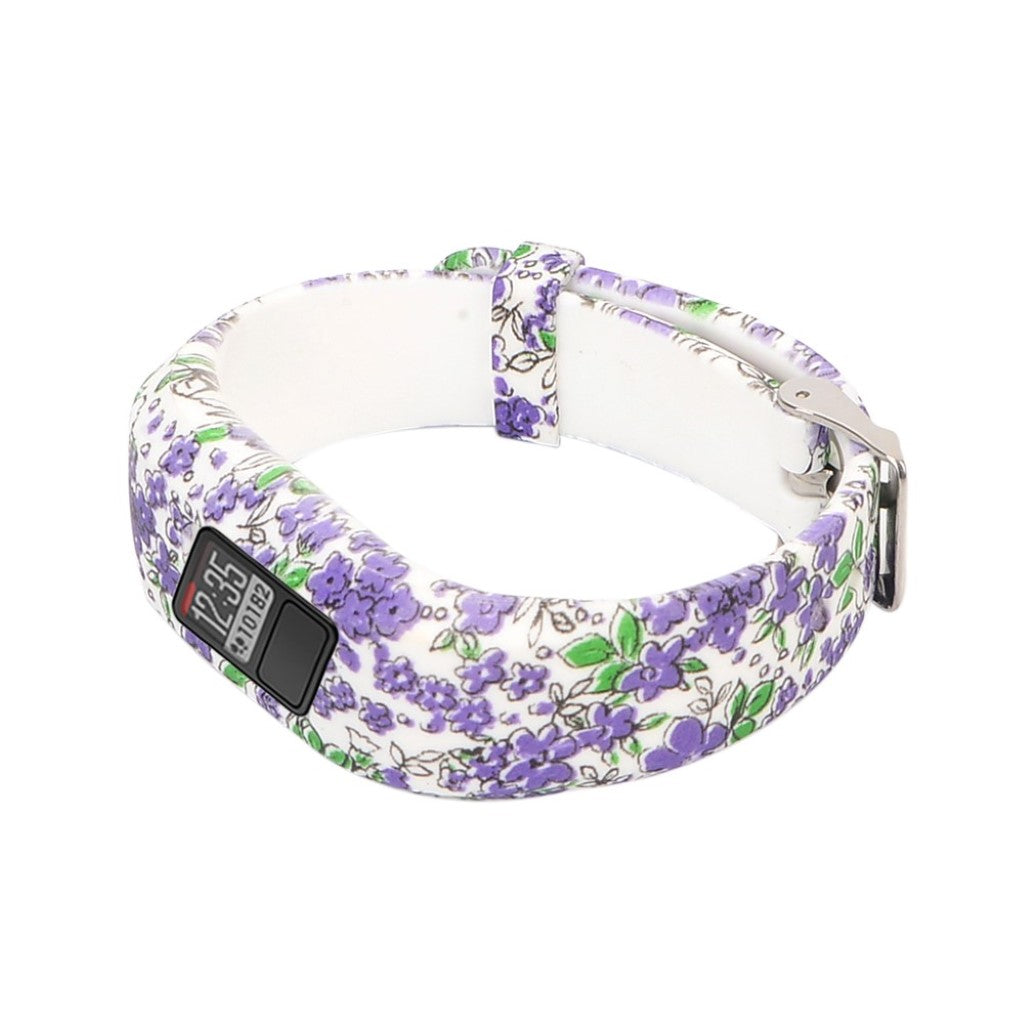 Helt vildt holdbart Garmin Vivofit JR Silikone Rem - Lilla#serie_6