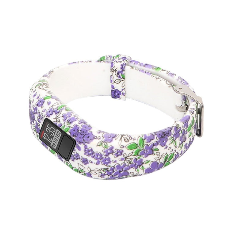 Helt vildt holdbart Garmin Vivofit JR Silikone Rem - Lilla#serie_6