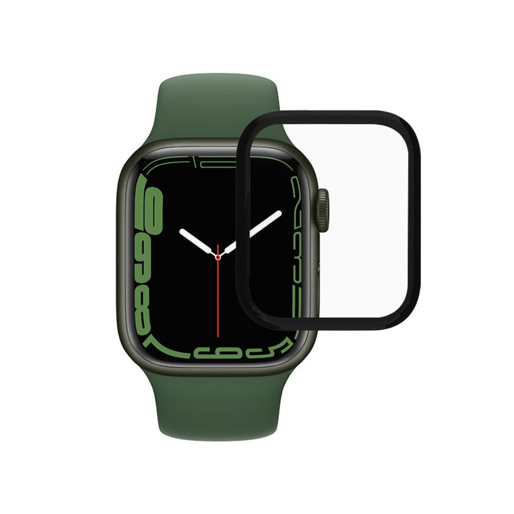 Apple Watch Series 7 41mm Hรฆrdet Glas Skรฆrmbeskytter - Gennemsigtig#serie_358