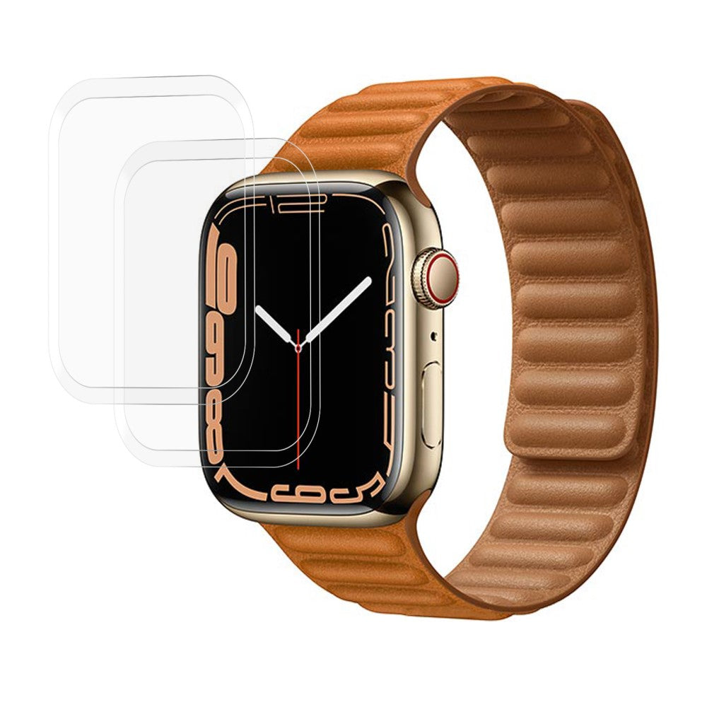 2stk Apple Watch Series 7 41mm Glas  HD Skรฆrmbeskytter - Gennemsigtig#serie_360