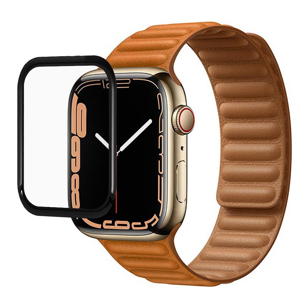 Apple Watch Series 7 41mm Hรฆrdet Glas  9H Skรฆrmbeskytter - Gennemsigtig#serie_382